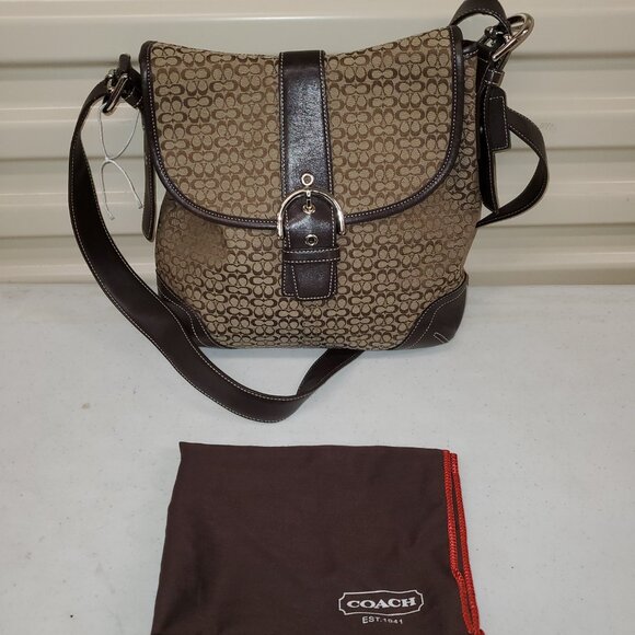 Coach Signature Jacquard F3K-6376 Crossbody - Picture 9 of 11